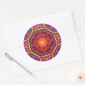 Mandala ~ Dagelijkse focus 2.13.2020 Ronde Sticker (Envelop)