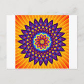 Mandala Dahlia Briefkaart (Voorkant)