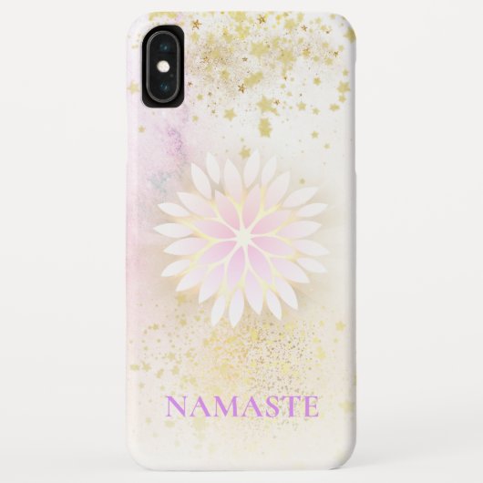 *~* Mandala Dahlia Pastel Lavender Peach AP2 Case-Mate iPhone Case (Achterkant)
