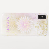 *~* Mandala Dahlia Pastel Lavender Peach AP2 Case-Mate iPhone Case (Achterkant (horizontaal))