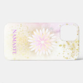 *~* Mandala Dahlia Pastel Lavender Peach AP2 Case-Mate iPhone Case (Achterkant (horizontaal))