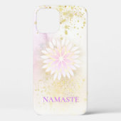 *~* Mandala Dahlia Pastel Lavender Peach AP2 Case-Mate iPhone Case (Achterkant)