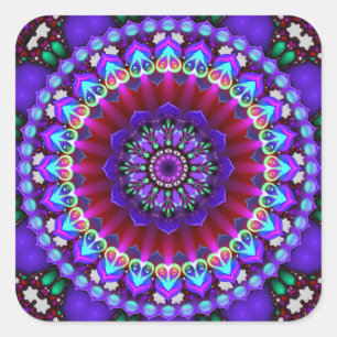 Mandala - Daily Focus 1.28.2018 Vierkante Sticker