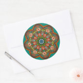 Mandala ~'Daily Focus 6.3.2015 Ronde Sticker (Envelop)