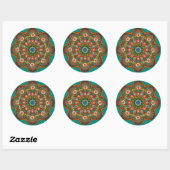 Mandala ~'Daily Focus 6.3.2015 Ronde Sticker (Vel)