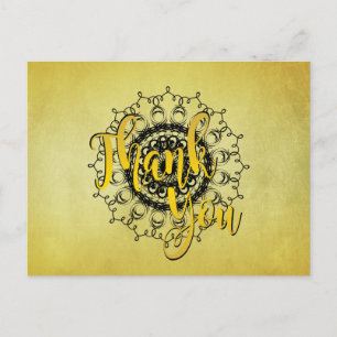 Mandala Damask Hartelijk dank Yoga Meditation Heal Briefkaart