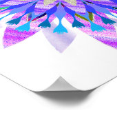 Mandala Damask Lotus Flower Art Elegant Poster (Hoek)