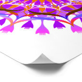 Mandala Damask Lotus Flower Art Elegant Poster (Hoek)