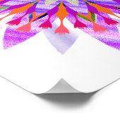 Mandala Damask Lotus Flower Art Elegant Poster (Hoek)