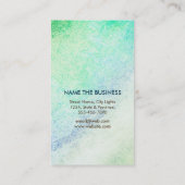 Mandala Damask Lotus Flower Meditation Holistic Visitekaartje (Achterkant)