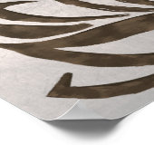 Mandala Damask Lotus Welkom Yoga Meditation Poster (Hoek)