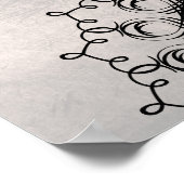 Mandala Damask Lotus Welkom Yoga Meditation Poster (Hoek)