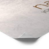 Mandala Damask Namaste Yoga Meditation Poster (Hoek)