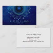 Mandala Damask Yoga Holistic Meditation Massage Visitekaartje (Voorkant / Achterkant)