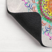 Mandala Damask Yoga Meditation Holistic Muismat (Hoek)