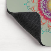 Mandala Damask Yoga Meditation Holistic Muismat (Hoek)