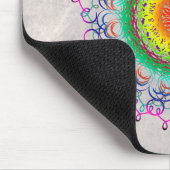Mandala Damask Yoga Meditation Holistic Muismat (Hoek)