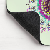Mandala Damask Yoga Meditation Holistic Muismat (Hoek)