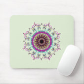 Mandala Damask Yoga Meditation Holistic Muismat (Met muis)