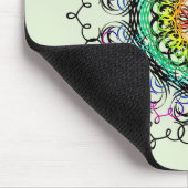 Mandala Damask Yoga Meditation Holistic Muismat (Hoek)