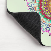 Mandala Damask Yoga Meditation Holistic Muismat (Hoek)