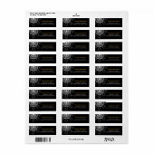 Mandala Damask Yoga Meditation Return Labels (Full Sheet)