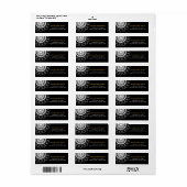 Mandala Damask Yoga Meditation Return Labels (Full Sheet)