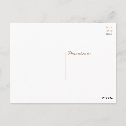 Mandala Dank u Bruin Boho Indiase moderne bruiloft Briefkaart (Achterkant)