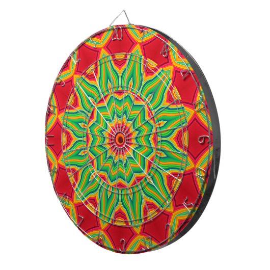 Mandala Dart Board Dartbord (Voorkant Rechts)