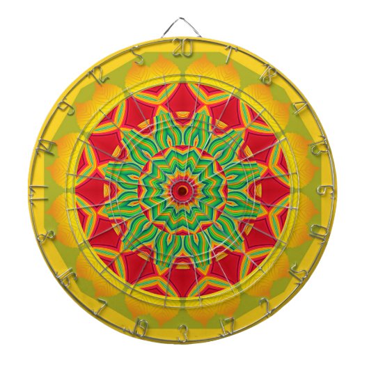 Mandala Dart Board Dartbord (Voorkant)