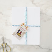 Mandala decor danst Indiaas paar mehndi sangeet Cadeaulabel (Met Touw)