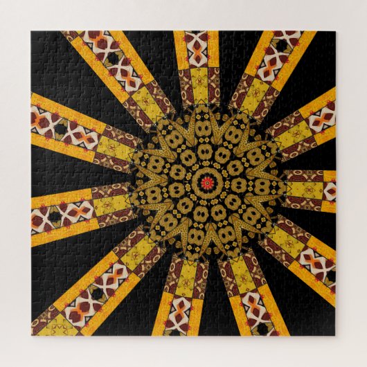 Mandala decoratie  legpuzzel (Verticaal)