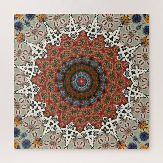Mandala decoratie  legpuzzel (Verticaal)
