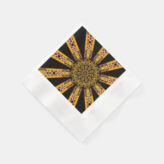 Mandala decoratie servet (Hoek)