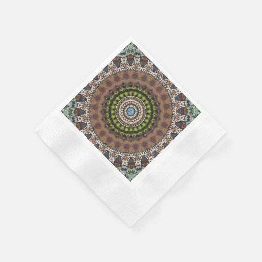 Mandala decoratie  servet (Hoek)