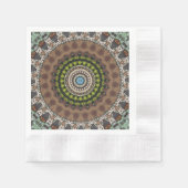 Mandala decoratie  servet (Voorkant)