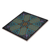 Mandala decoratie tegeltje (Zijkant)