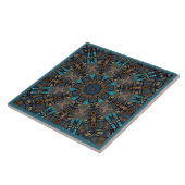 Mandala decoratie  tegeltje (Zijkant)