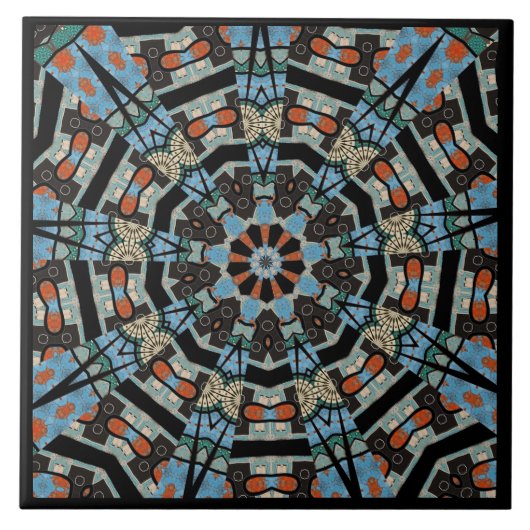 Mandala decoratie tegeltje (Voorkant)