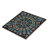 Mandala decoratie tegeltje (Zijkant)