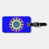 Mandala:Decoratief Bagagelabel (Voorkant horizontaal)