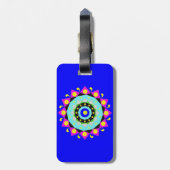 Mandala:Decoratief Bagagelabel (Achterkant verticaal)