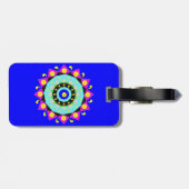 Mandala:Decoratief Bagagelabel (Achterkant horizontaal)