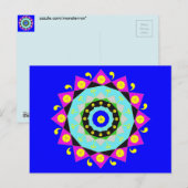 Mandala:Decoratief Briefkaart (Voorkant / Achterkant)