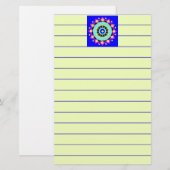 Mandala:Decoratief Briefpapier (Voorkant / Achterkant)