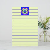 Mandala:Decoratief Briefpapier (Staand voorkant)