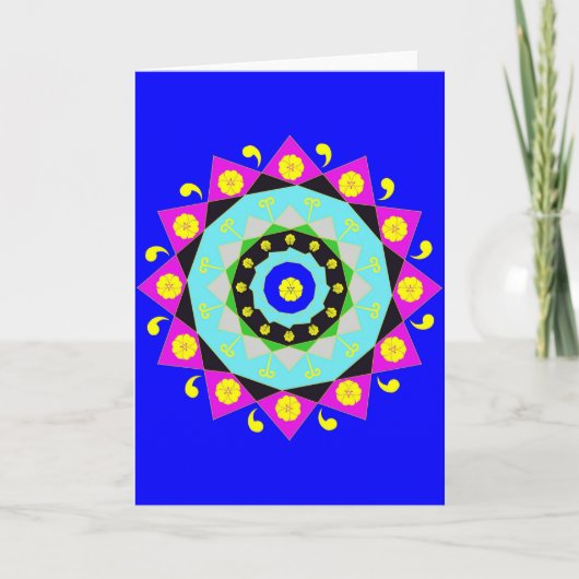 Mandala:Decoratief Kaart (Voorkant)