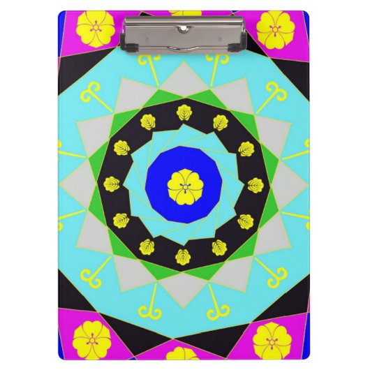 Mandala:Decoratief klembord (Voorkant)