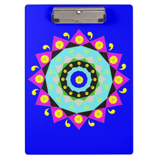 Mandala:Decoratief klembord (Voorkant)