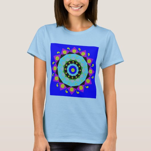 Mandala:Decoratief T-shirt (Voorkant)